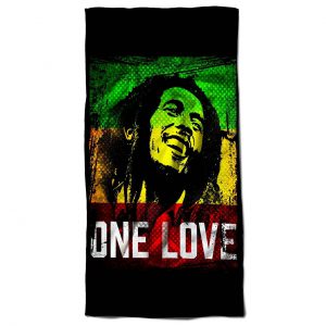 bob marley beach towel